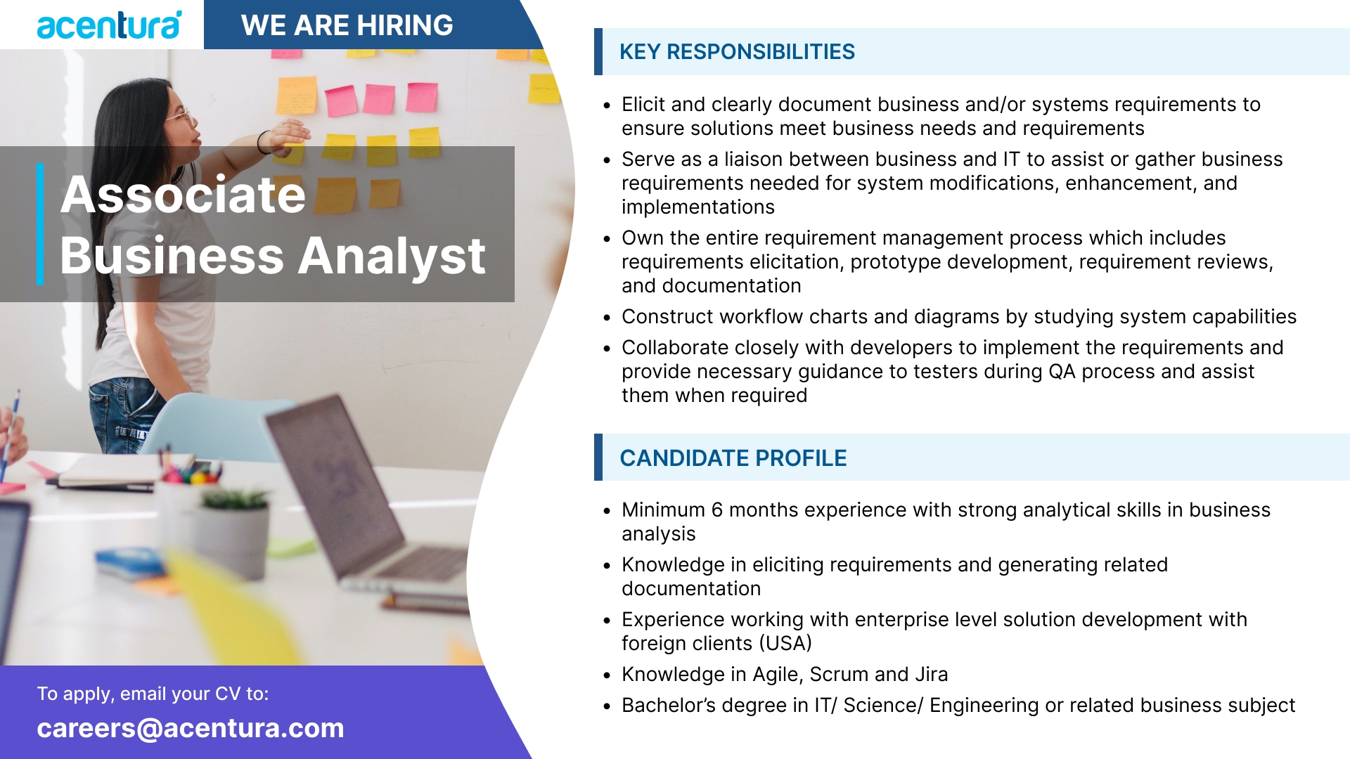 Associate Business Analyst Acentura