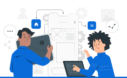 Diagram illustrating continuous integration and delivery (CI/CD) for
                        automated, streamlined development pipelines and reliable updates.