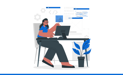 Visual representation of scalable software architecture design for adaptable and
                        future-proof solutions.