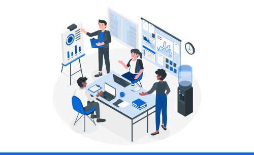 Illustration showcasing dynamic scheduling and auto-planning features in APS tools for
                        seamless adaptation to changing demands