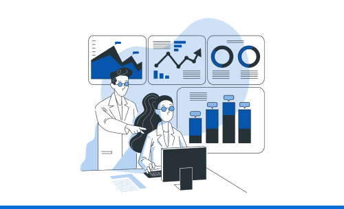 Visualization of predictive analytics using AI and machine learning for trend
                        forecasting and strategic decision-making.